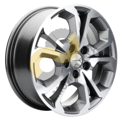 Khomen Wheels KHW1711 6.5x17 5x114,3  ET50 Dia67.1 Gray-FP ()