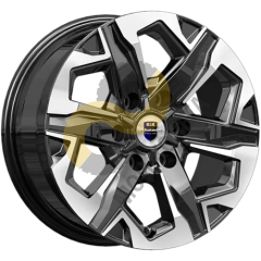 КиК Тейт 7.5x17 6x139,7  ET25 Dia78.1 алмаз черный 