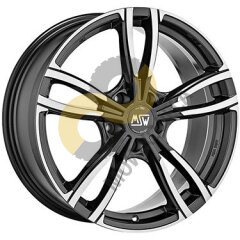 MSW 73 9.0x19 5x112  ET44 Dia73.0 Gloss Dark Grey Full Polished ()