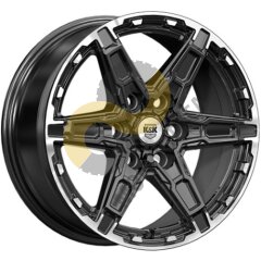 КиК Дистрикт 8x18 6x139,7 ET36 Dia100.1 чёрный бриллиант