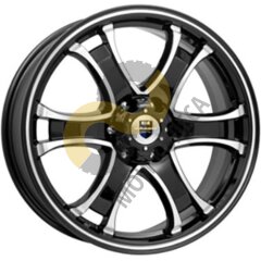 КиК Балеар 7.5x18 6x139,7 ET25 Dia106.1 алмаз черный
