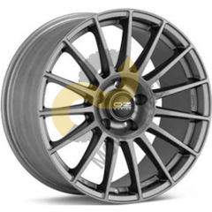 OZ Superturismo Dakar 9.5x19 5x112 ET21 Dia66.4 MATT GRAPHITE SILVER LETTERING