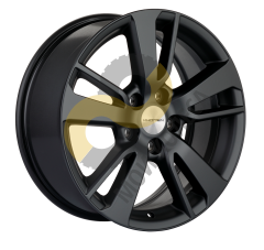 Khomen Wheels KHW1704 7x17 5x108  ET50 Dia63.3 Black 