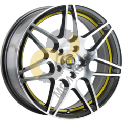 Alcasta M28 6.5x16 5x100  ET35 Dia57.1 BKFYSI ()