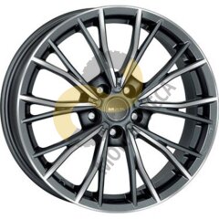 MAK Mark 7.5x17 5x112 ET52 Dia66.6 Gun Met-Mirror Face