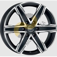 MAK King 6 6.5x16 6x130  ET54 Dia84.1 Ice Black 