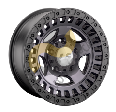 LS Wheels LS1351 8.5x17 5x150 ET15 Dia110.1 BR+BK