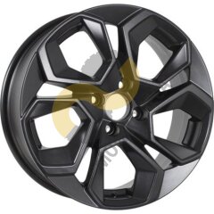 KDW KD1620 6.5x16 5x114,3 ET45 Dia67.1 Black Painted