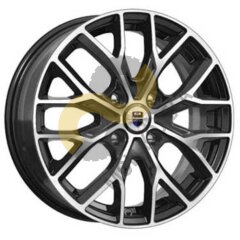 КиК Лилиом 6x16 4x100  ET37 Dia60.1 алмаз черный ()