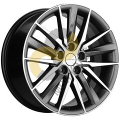 Khomen Wheels KHW1807 8x18 5x108  ET47 Dia60.1 Gray-FP 