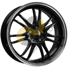 DOTZ Shift 8.0x18 5x112  ET48 Dia70.1 Black polished lip ()