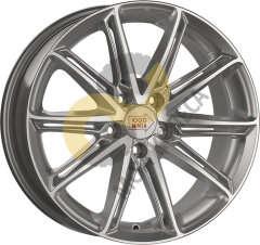 1000 Miglia MM1007 7.5x17 5x108  ET40 Dia63.4 Silver Gloss Polished ()