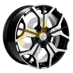 Khomen Wheels KHW1715 7.0x17 5x114,3  ET45 Dia66.1 Black-FP 