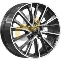 Skad КР010  7.5x18 5x108  ET47 Dia60.1 Diamond Black Gris 