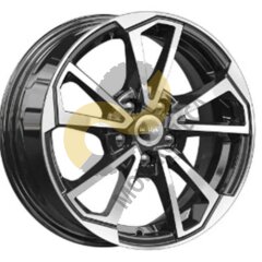 КиК КС1005 6.0x15 5x100  ET38 Dia57.1 алмаз черный 