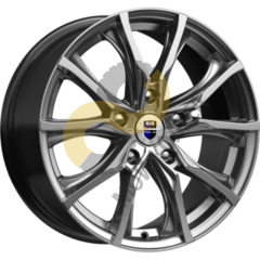 КиК Твист 7.5x17 5x100  ET42 Dia67.1 Дарк платинум 