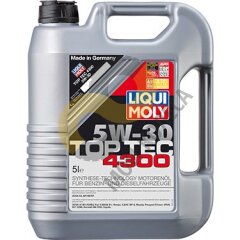 Моторное масло Liqui Moly Top Tec 4300 5W-30 синтетическое 5 л.