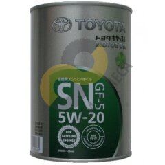 Моторное масло Toyota SN 5W-20 5W-20 полусинтетическое 1 л.