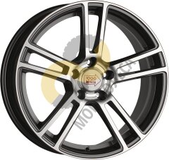 1000 Miglia MM1002 8.5x19 5x120  ET33 Dia72.6 Dark Anthracite Polished ()