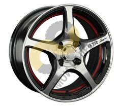 LS Wheels LS537 6.5x16 5x114,3  ET45 Dia73.1 BKFRL ()