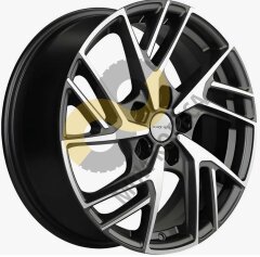 Khomen Wheels KHW1722 6.5x17 5x114,3 ET40 Dia64.1 Black-FP