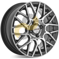 X'trike X-132 6.0x15 4x100  ET37 Dia60.1 Black-FP 