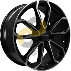 Khomen Wheels KHW1816 7x18 5x114,3 ET51 Dia67.1 Black-FP