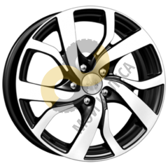 КиК Палермо 6.5x16 5x108 ET50 Dia63.3 алмаз черный