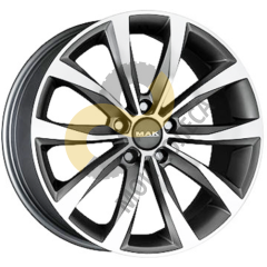 MAK Wolf 7.0x17 5x98  ET41 Dia58.1 Gun Met-Mirror Face ()
