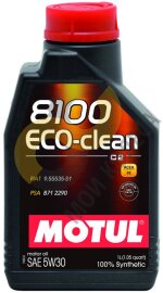 Моторное масло Motul 8100 Eco-Clean 5W-30 синтетическое 1 л.