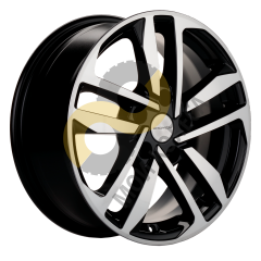 Khomen Wheels KHW1612 6.5x16 5x114,3  ET46 Dia67.1 алмаз черный 