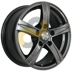 Skad Sakura 6.5x15 5x100  ET35 Dia57.1 Graphite ()