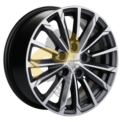 Khomen Wheels KHW1611 6.5x16 5x114,3  ET50 Dia67.1 Gray-FP ()