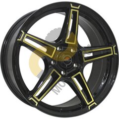 Yokatta Model-35 7x17 5x114,3 ET50 Dia64.1 BK+Y