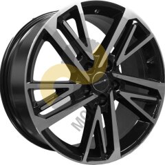 Khomen Wheels KHW1815 8x18 5x112 ET39 Dia66.6 Black-FP