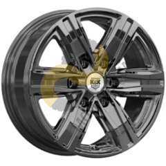 КиК R8 7.5x17 6x127 ET45 Dia77.9 Темно - серый глянцевый GG