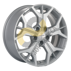 Khomen Wheels KHW1715 7x17 5x112  ET40 Dia57.1 F-Silver-FP ()