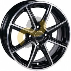 Aero V2101 5.5x14 4x100  ET42 Dia67.1 Black-FP 