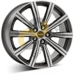 MAK Birmingham 8.5x19 5x108  ET45 Dia63.4 Gun Metallic Mirror Face ()