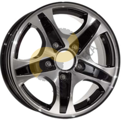 Skad Калипсо 6.5x16 5x130  ET43 Dia84.2 алмаз черный 