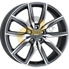 MAK Allianz 9.0x20 5x112  ET30 Dia66.6 Gunmetal Mirror Face ()