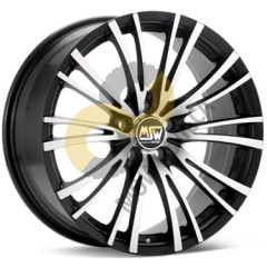 MSW 20/5 8x17 5x112 ET35 Dia73.1 Matt Black Full Polished