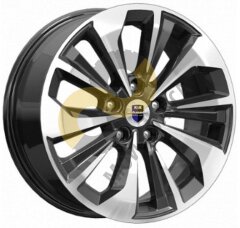 КиК Авиор 7x17 5x108 ET40 Dia65.1 алмаз черный
