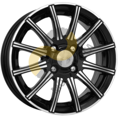 КиК Сиеста 6x15 5x105 ET39 Dia56.6 алмаз черный