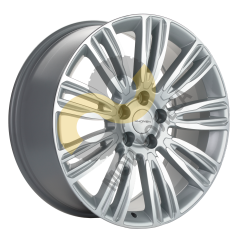 Khomen Wheels KHW2004 8.5x20 5x120  ET45 Dia72.6 F-Silver-FP 