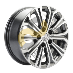 Khomen Wheels KHW1610 6.5x16 5x114,3  ET45 Dia60.1 Gray-FP ()