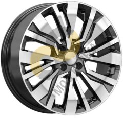 Skad Тимару 6.5x17 4x100 ET45 Dia54.1 алмаз черный