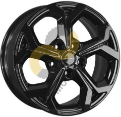Khomen Wheels KHW1606 6.5x16 5x114,3 ET46 Dia67.1 Черный