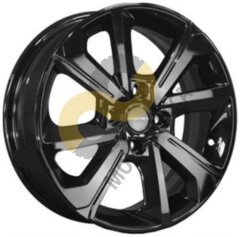Khomen Wheels KHW1501 6.0x15 4x100  ET46 Dia54.1 Black 
