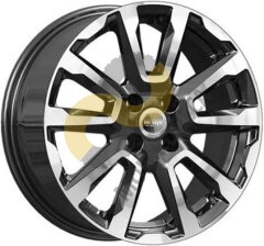 КиК КС1026 6.5x16 4x100  ET43 Dia60.1 алмаз черный 